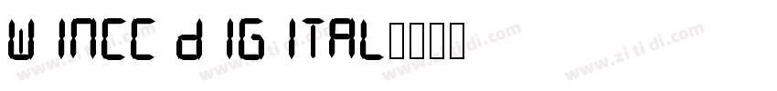 WinCC digital字体转换